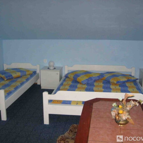 Pokój 4-osobowy z prysznicem z dostępem do ogrodu