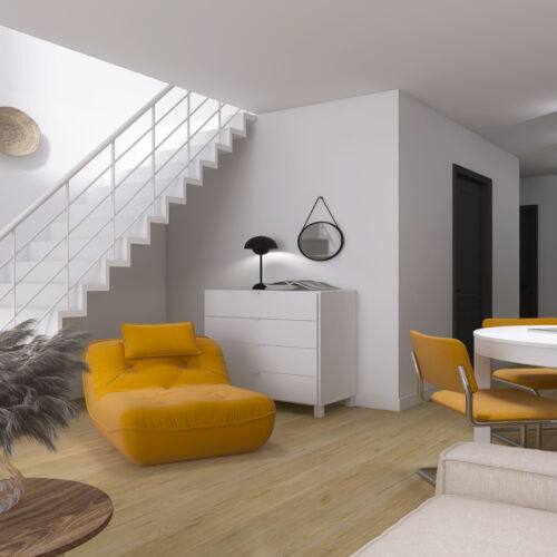 Apartament 4-osobowy Deluxe z antresolą