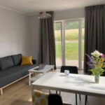 Apartament 6-osobowy na parterze z widokiem na góry z 3 pomieszczeniami sypialnianymi