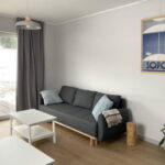 Apartament 4-osobowy na parterze z widokiem na las z 2 pomieszczeniami sypialnianymi