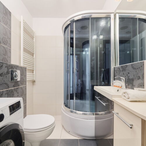 Apartament 2-osobowy z prysznicem cały dom z 1 pomieszczeniem sypialnianym