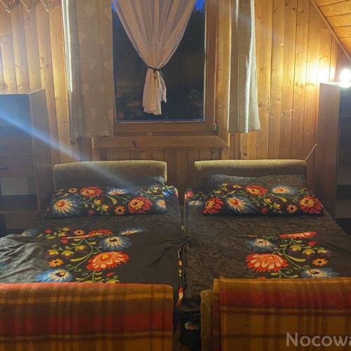 Domek drewniany 6-osobowy z dostępem do ogrodu z łazienką (możliwa dostawka)