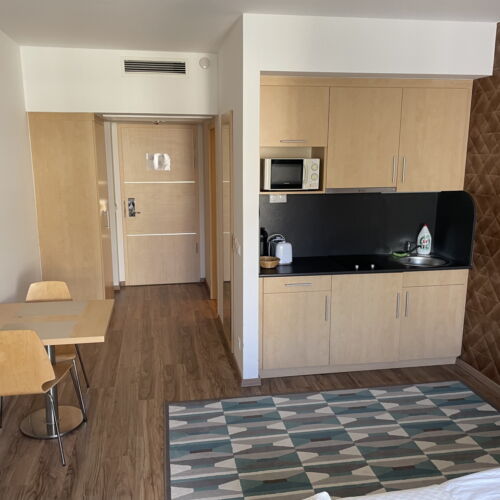 Apartament studio cu balcon pentru 2 pers. (se inchirieaza doar integral)