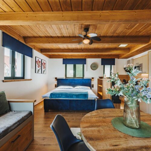 Apartman se sprchou s vlastní kuchyňkou pro 2 os. (s možností přistýlky)