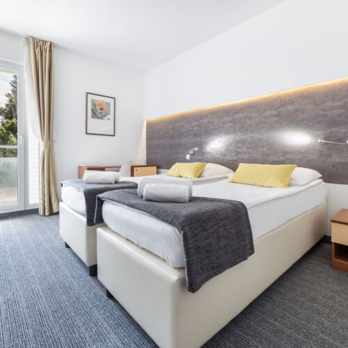 Camera tripla economy cu balcon