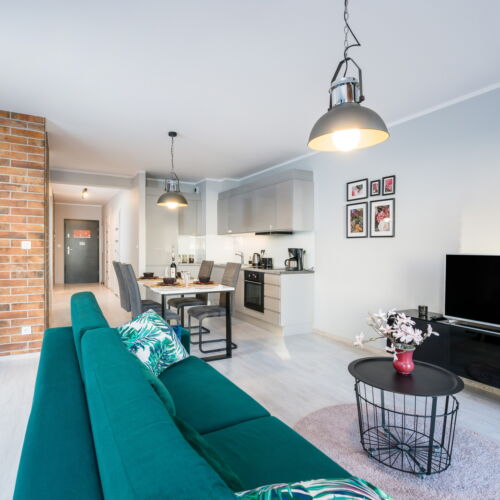 Apartament 4-osobowy z tarasem cały dom z 2 pomieszczeniami sypialnianymi