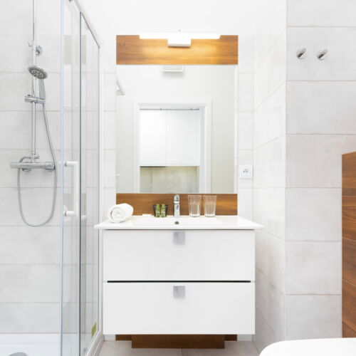 Apartament 2-osobowy z prysznicem cały dom z 1 pomieszczeniem sypialnianym