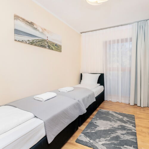 Apartament 6-osobowy z prysznicem cały dom z 3 pomieszczeniami sypialnianymi