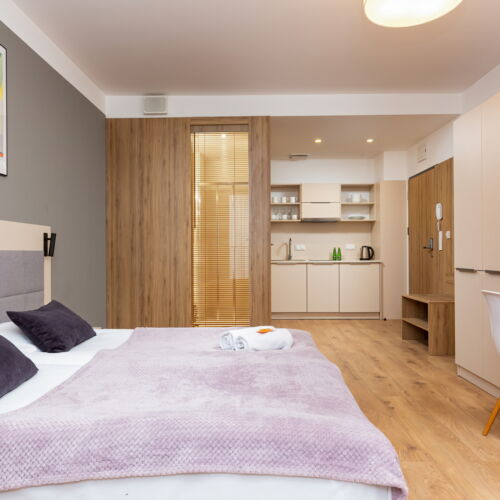 Apartament 2-osobowy z prysznicem cały dom z 1 pomieszczeniem sypialnianym