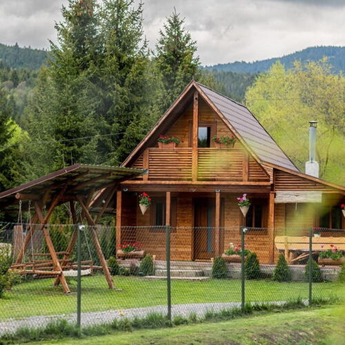 Forest View View to the Lake Weekend House for 8 Persons