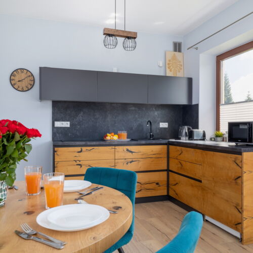 Cały dom 4-osobowy tV z płaskim ekranem z widokiem na góry