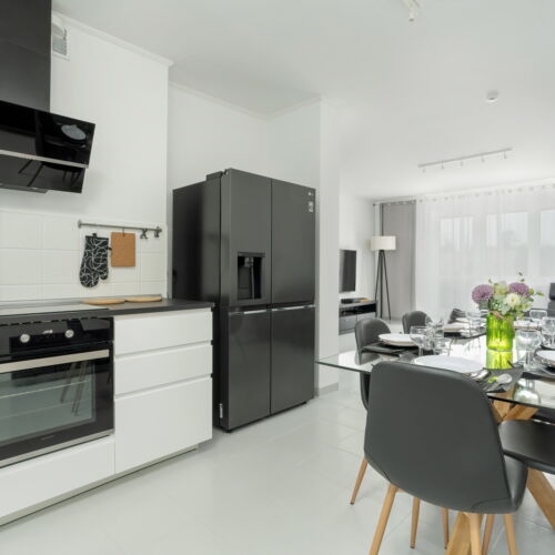 Apartament 6-osobowy z prysznicem cały dom z 3 pomieszczeniami sypialnianymi