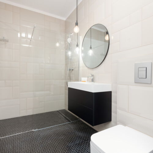 Apartament 4-osobowy z prysznicem cały dom z 2 pomieszczeniami sypialnianymi