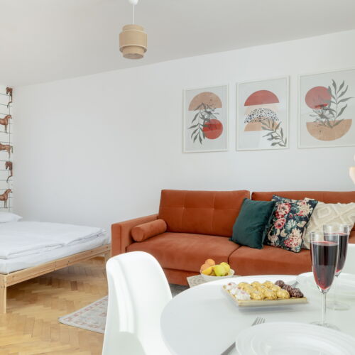 Apartament 4-osobowy z prysznicem cały dom z 1 pomieszczeniem sypialnianym