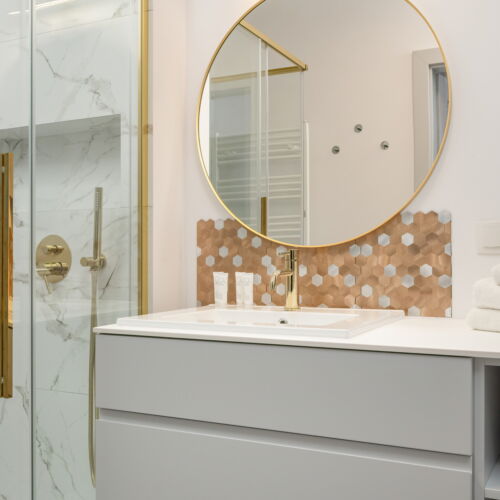 House (jako celek) se sprchou pro 4 os. s výhledem na řeku