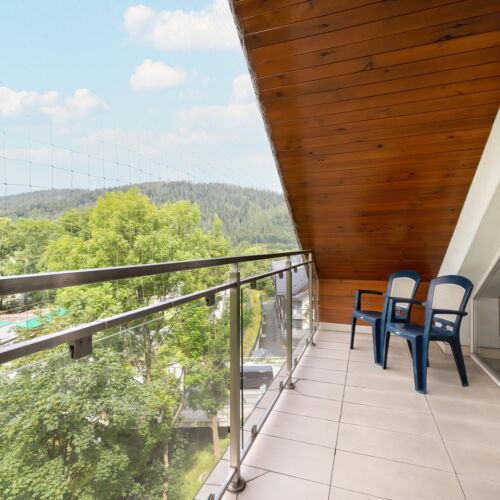 House (jako celek) se sprchou pro 6 os. s výhledem na hory