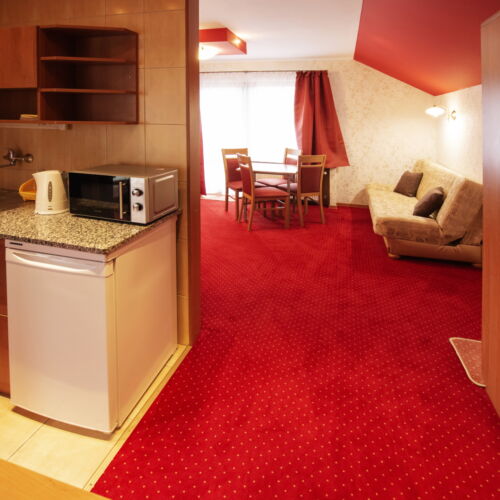 Apartament la etaj cu vedere spre munte cu 2 camere pentru 6 pers.