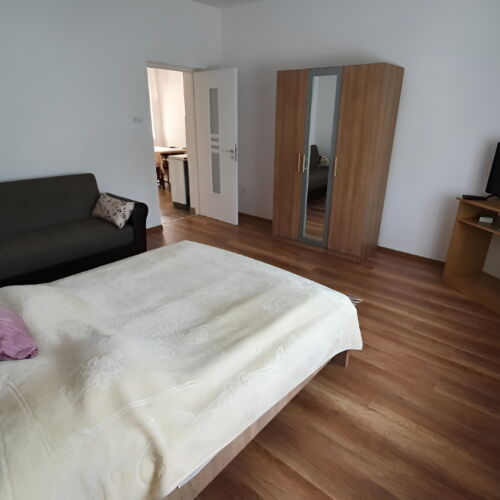 Apartament la parter cu aer condiționat cu 2 camere pentru 4 pers.