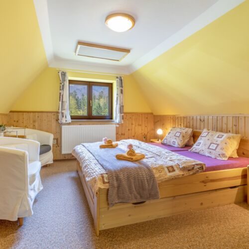 Mansard Double Room with Shared Kitchenette