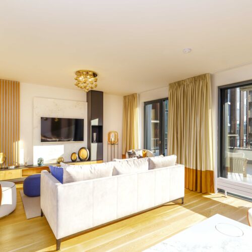 Apartament design cu duș pentru 4 pers.