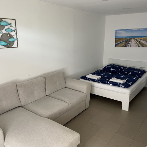 Apartman s klimatizací pro 4 os. s 1 ložnicí s částečným výhledem na jezero