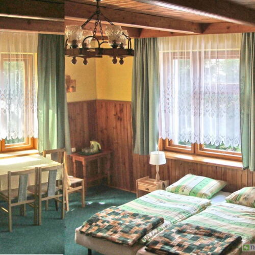 Camera cvadrupla cu grădină cu baie