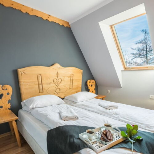 Cały dom 8-osobowy z prysznicem z widokiem na góry