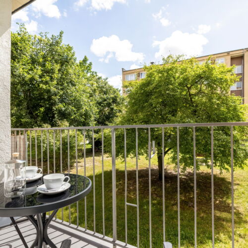 Cały dom 4-osobowy z prysznicem z widokiem na rzekę