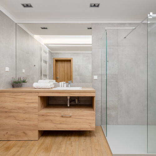 House (jako celek) se sprchou pro 4 os. s výhledem na řeku