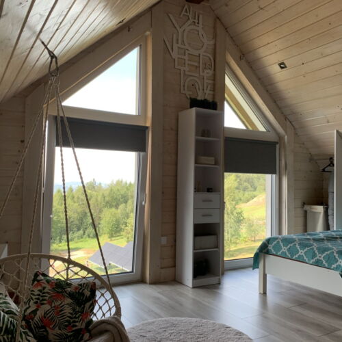 Domek całoroczny 5-osobowy cały dom z widokiem na góry