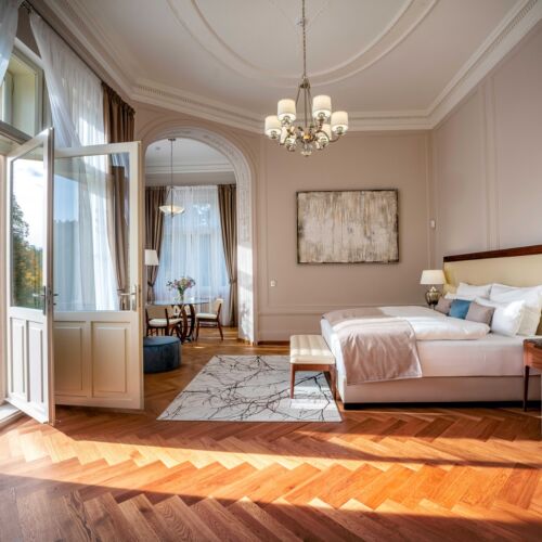 Presidential Apartman se sprchou pro 2 os. (s možností přistýlky)