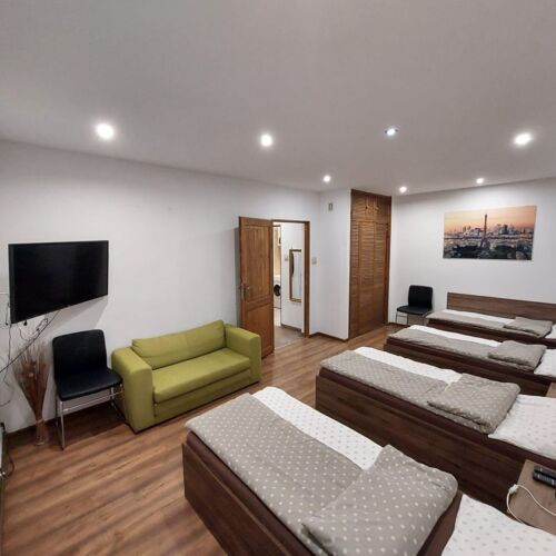 Apartman se sprchou tV s plochou obrazovkou pro 4 os. s 1 ložnicí (s možností přistýlky)