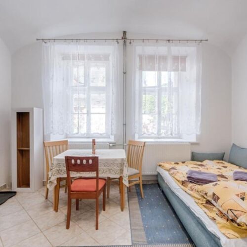 1-Room Apartment for 5 Persons with Shower and Kitchen