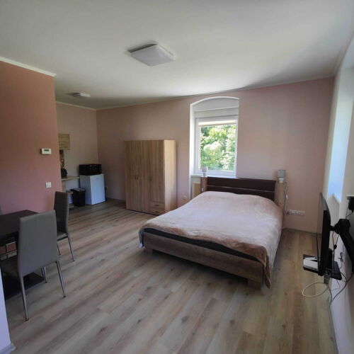 Apartament 2-osobowy z prysznicem z własną kuchnią (możliwa dostawka)