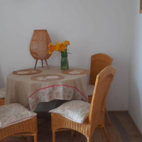 Apartament 2-osobowy na parterze z widokiem na ogród z 1 pomieszczeniem sypialnianym