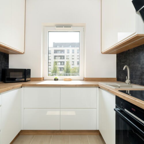 Cały dom 4-osobowy z prysznicem z widokiem na jezioro