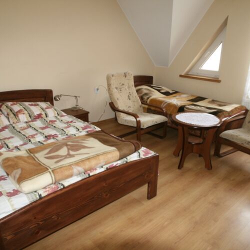 Pokój 3-osobowy na piętrze z widokiem na góry