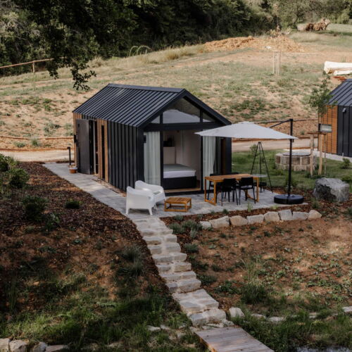 Zuhanyzós saját teakonyhával 2 fős bungalow (pótágyazható)