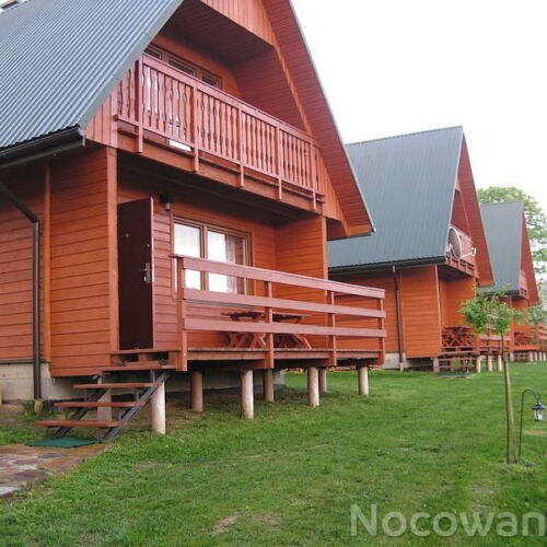 Domek drewniany 8-osobowy cały dom z klimatyzacją