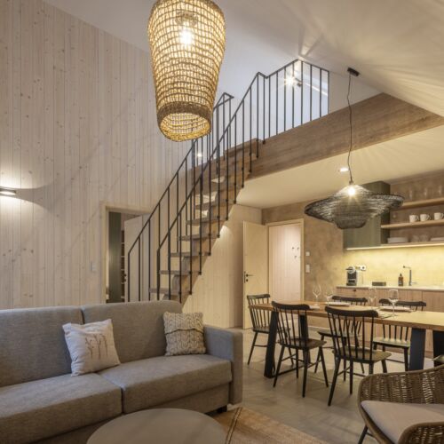 Mezonet Apartman s vlastní kuchyňkou pro 5 os. se 2 ložnicemi (s možností přistýlky)