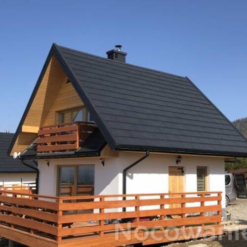 Domek drewniany 8-osobowy cały dom z widokiem na góry