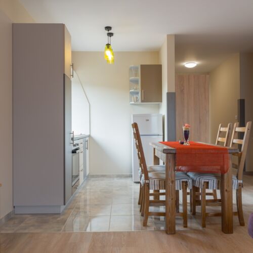 Apartament 4-osobowy z prysznicem z widokiem na góry (możliwa dostawka)