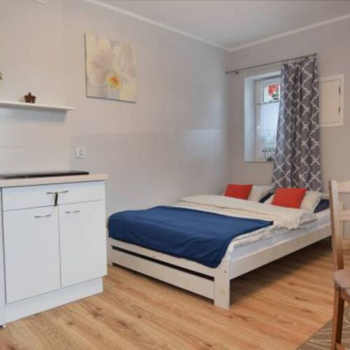 Pokój 2-osobowy z dostępem do ogrodu (możliwa dostawka)