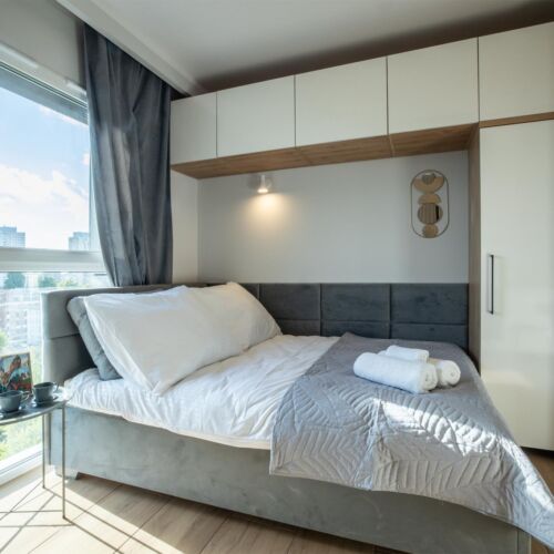 Apartament 2-osobowy Business z widokiem na miasto z 1 pomieszczeniem sypialnianym