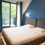 Erkélyes 2 fős apartman 1 hálótérrel