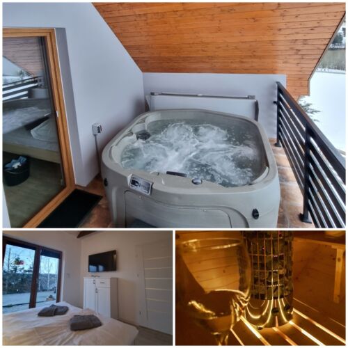 Domek całoroczny 10-osobowy z klimatyzacją z dostępem do ogrodu