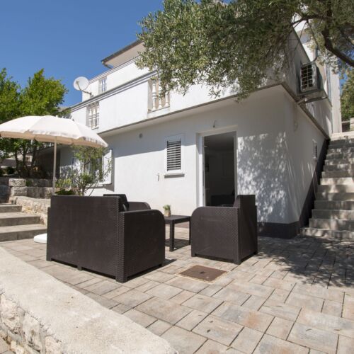 Apartament 2-osobowy z klimatyzacją z widokiem na morze z 1 pomieszczeniem sypialnianym