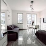 Apartament 4-osobowy z tarasem z 1 pomieszczeniem sypialnianym