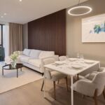 Apartman s manželskou postelí s 1 ložnicí s částečným výhledem na moře 