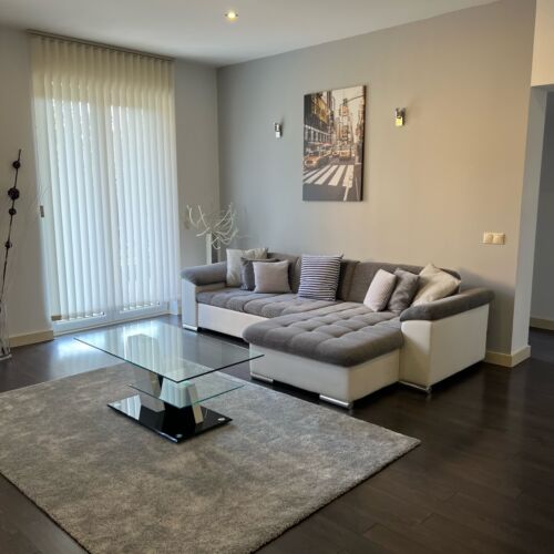 Apartament confort la parter cu 3 camere pentru 4 pers.